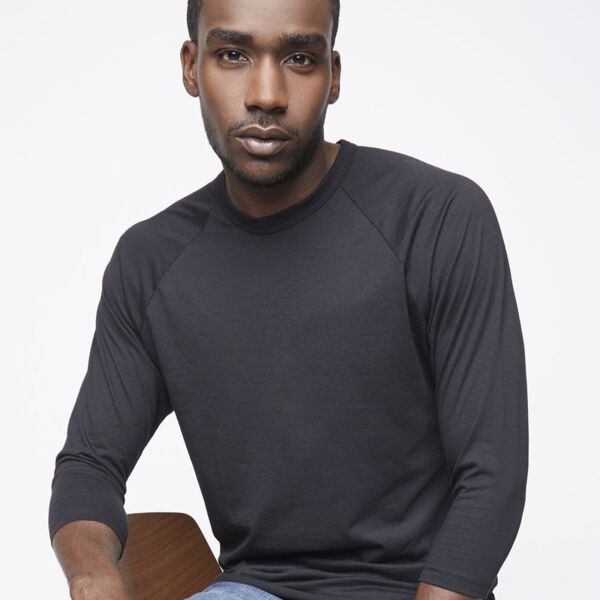 50/50 Poly/Cotton Raglan Three-Quarter Sleeve T-Shirt Thumbnail