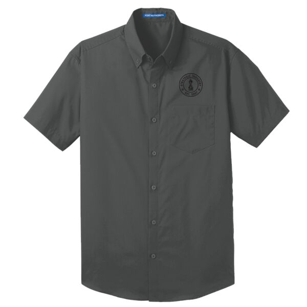 Port Authority® Short Sleeve Carefree Poplin Shirt Thumbnail