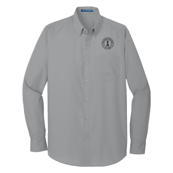 Port Authority® Long Sleeve Carefree Poplin Shirt Thumbnail