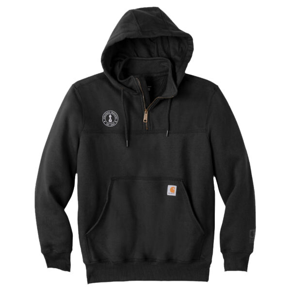 Carhartt ® Rain Defender ® Paxton Heavyweight Hooded Zip Mock Sweatshirt Thumbnail